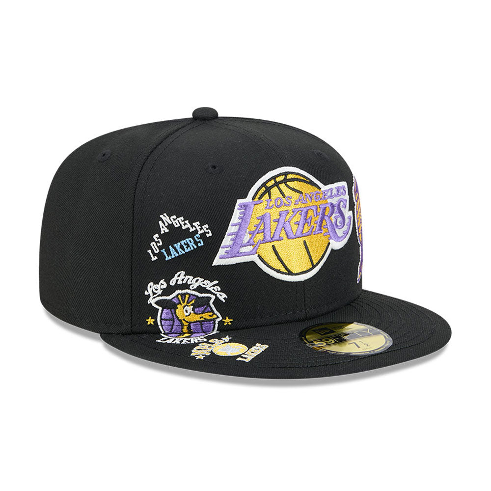 New Era 59FIFTY fitted cap i sort med Los Angeles Lakers HWC-logo国际彩票