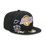 New Era 59FIFTY fitted cap i sort med Los Angeles Lakers HWC-logo国际彩票