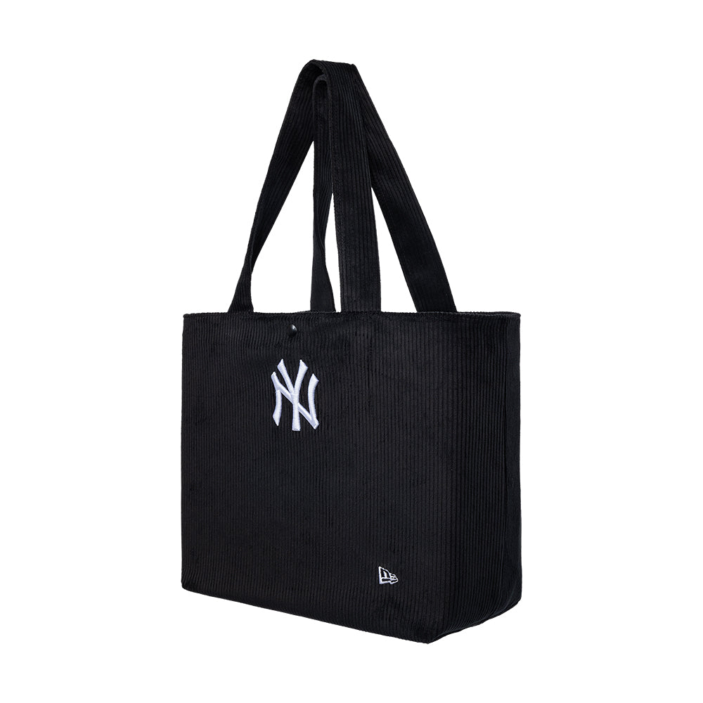 Sort New Era New York Yankees MLB chunky cord tote taske, tilbehør med logo, synlig foran i billedet