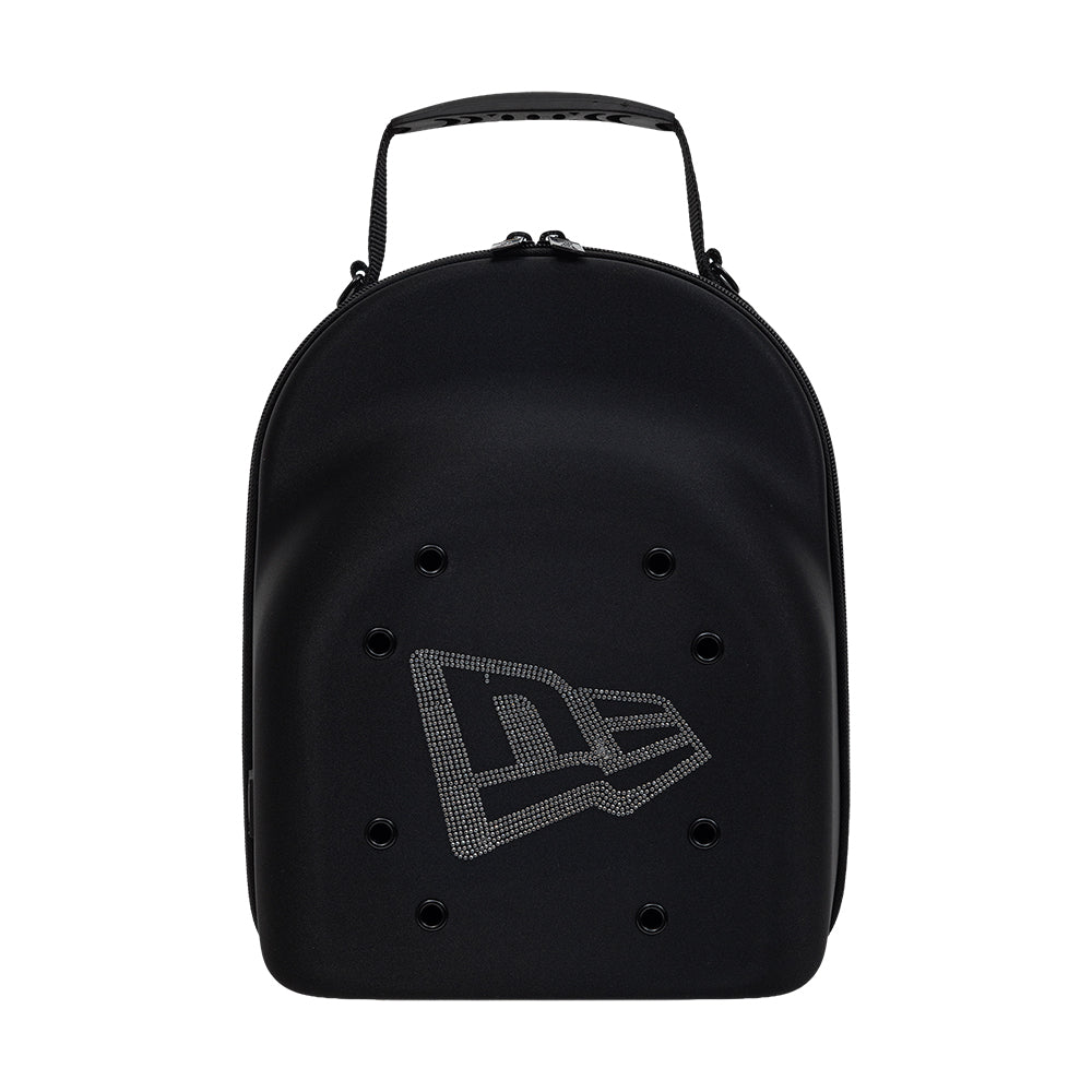 Sort New Era Rhinestone 6-pack 59FIFTY kasketbærer med glitrende sten, perfekt til opbevaring af caps.