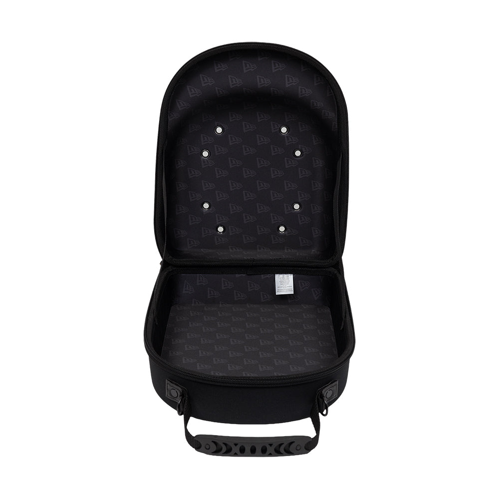 Sort New Era Rhinestone 6-pack 59FIFTY cap bærepose, tilbehør til cap-ophold, med rhinestone-detaljer.