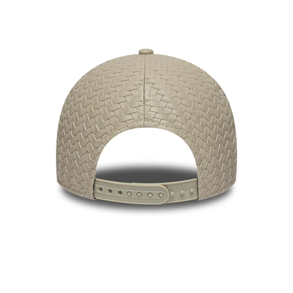 New Era 9FORTY PU Weave cap med New York Yankees-logo i stenfarve