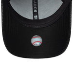 New Era 9FORTY New York Yankees cap i sort PU-weave med buet skygge