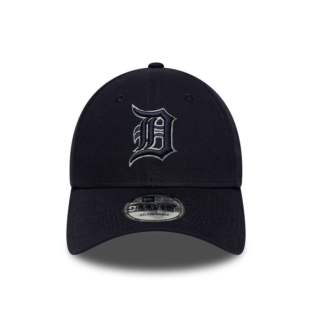 New Era 9FORTY Detroit Tigers cap i navy og mørkegrå med TEAM OUTLINE-logo