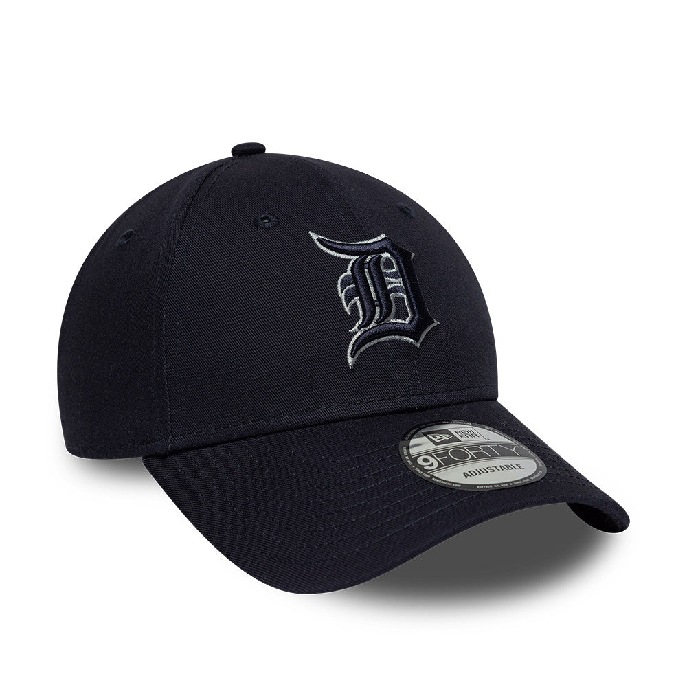 New Era 9FORTY Detroit Tigers cap i navy og mørkegrå med TEAM OUTLINE-design