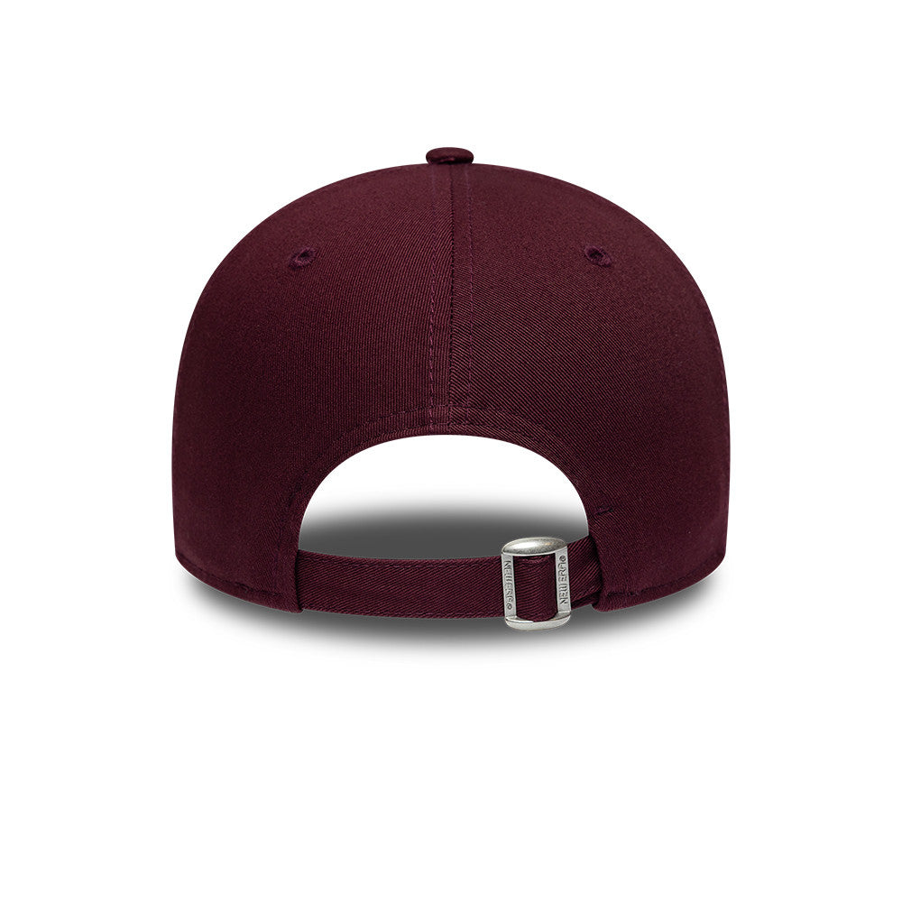New Era 9FORTY New York Yankees cap i bordeaux og hvid med TEAM OUTLINE-logo
