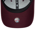 New Era 9FORTY New York Yankees cap i bordeaux og hvid med TEAM OUTLINE-logo