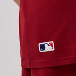 New Era MLB LE OS TEE LOSDOD T-shirt i mørkerød med Los Angeles Dodgers-logo