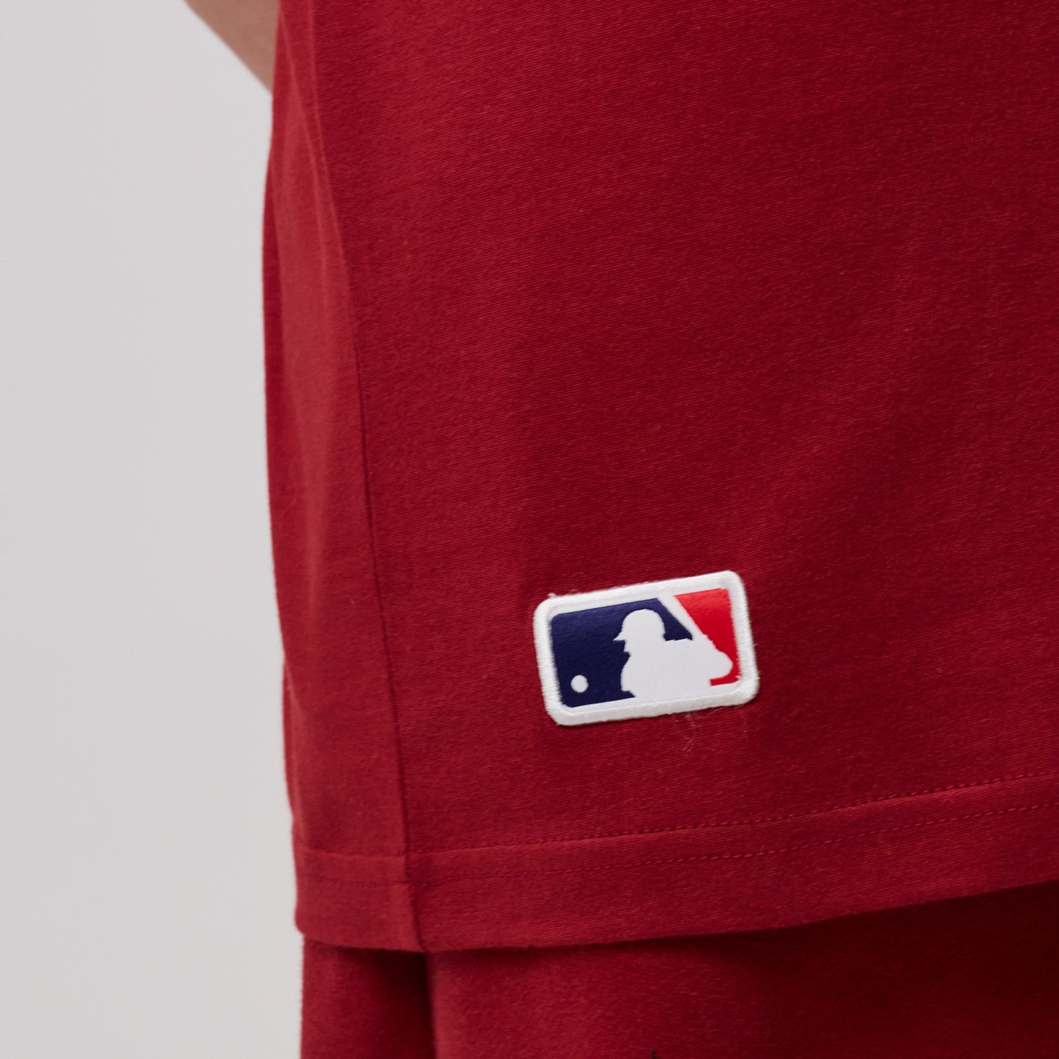 New Era MLB LE OS TEE LOSDOD T-shirt i mørkerød med Los Angeles Dodgers-logo