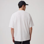 New Era New York Yankees MLB Arch Graphic oversized T-shirt i hvid set forfra