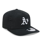 Sort New Era 19TWENTY Oakland Athletics cap med 3/4-krave og logo, casual sportstil, klar til brug