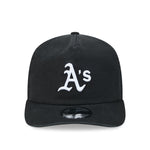 Sort New Era 19TWENTY Oakland Athletics kasket med Oakland-logo og kontrastfarvet søm.