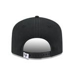 Sort New Era 19TWENTY New York Mets cap med logo, blødt stof og justerbar rem foran og bagpå.