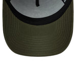 New Era Tonal Camo E-Frame Trucker Cap til PSG i olivgrøn med kamouflageprint og justerbar snapback.