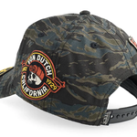 Von Dutch baseballkasket med tiger camo mønster, A-Frame AOP design, afslappet og stilfuld cap.