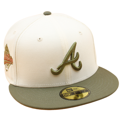 New Era - 59FIFTY Fitted - Atlanta Braves 1995 World Series - Chrome/Olive