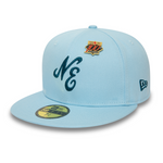 New Era - NE SCRIPT - 59Fifty Fitted Cap - Light Blue - Headz Up 