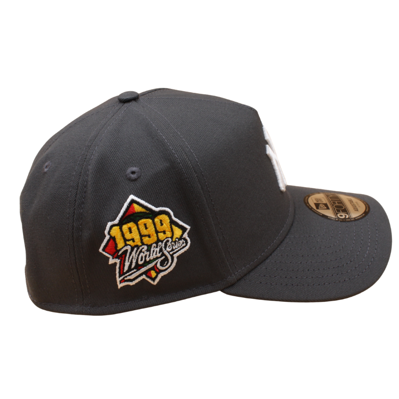 New Era - 9FORTY A-Frame Cap - WS 1999 - New York Yankees - Dark Grey - Headz Up 