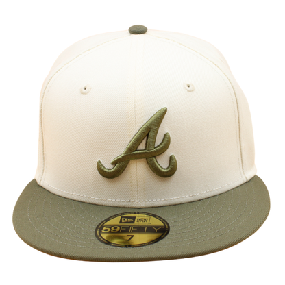 New Era - 59FIFTY Fitted - Atlanta Braves 1995 World Series - Chrome/Olive