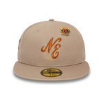 New Era - NE SCRIPT - 59Fifty Fitted Cap - Light Brown - Headz Up 