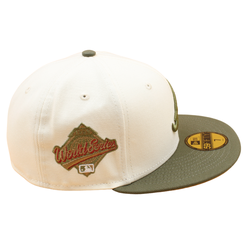 New Era - 59FIFTY Fitted - Atlanta Braves 1995 World Series - Chrome/Olive