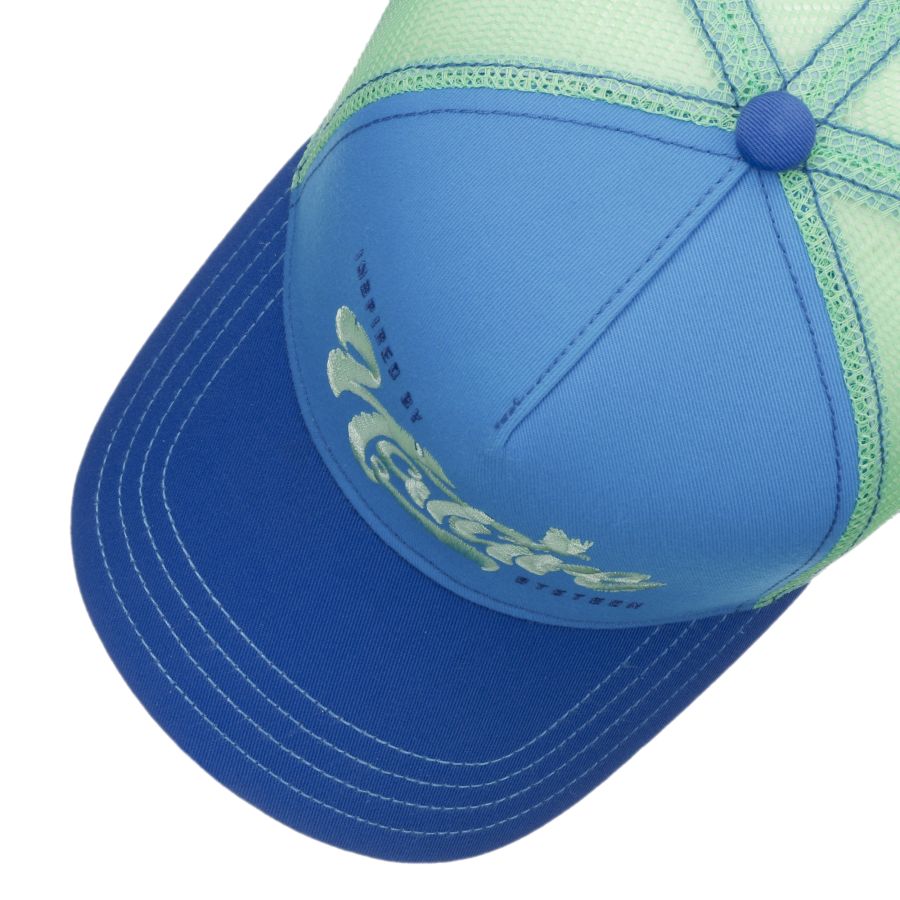 Inspired By Nature Sustainable Trucker Cap - Blue/Green - Headz Up 