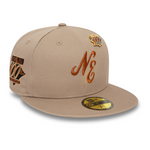 New Era - NE SCRIPT - 59Fifty Fitted Cap - Light Brown - Headz Up 