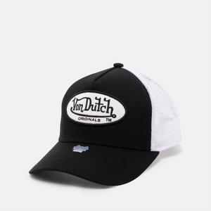 Von Dutch Boston Trucker Cap - Black/White - Headz Up 