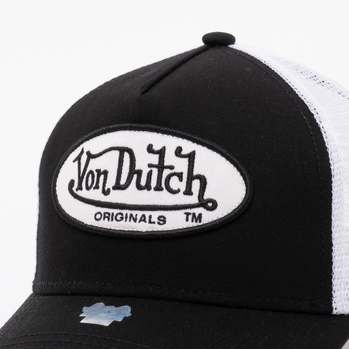 Von Dutch Boston Trucker Cap - Black/White - Headz Up 