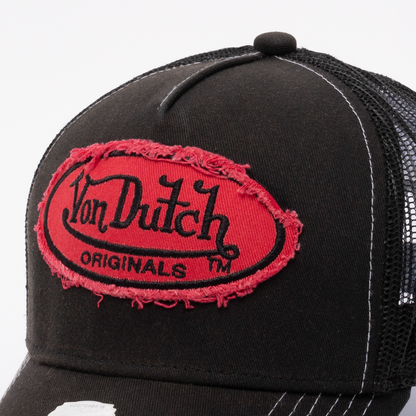 Von Dutch - Kalmar Trucker Cap - Black/Red - Headz Up 