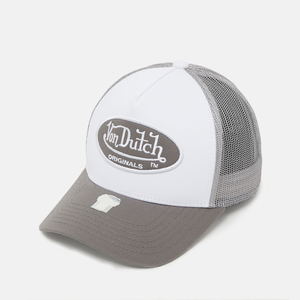 Von Dutch - Boston Trucker Cap - White/Grey - Headz Up 