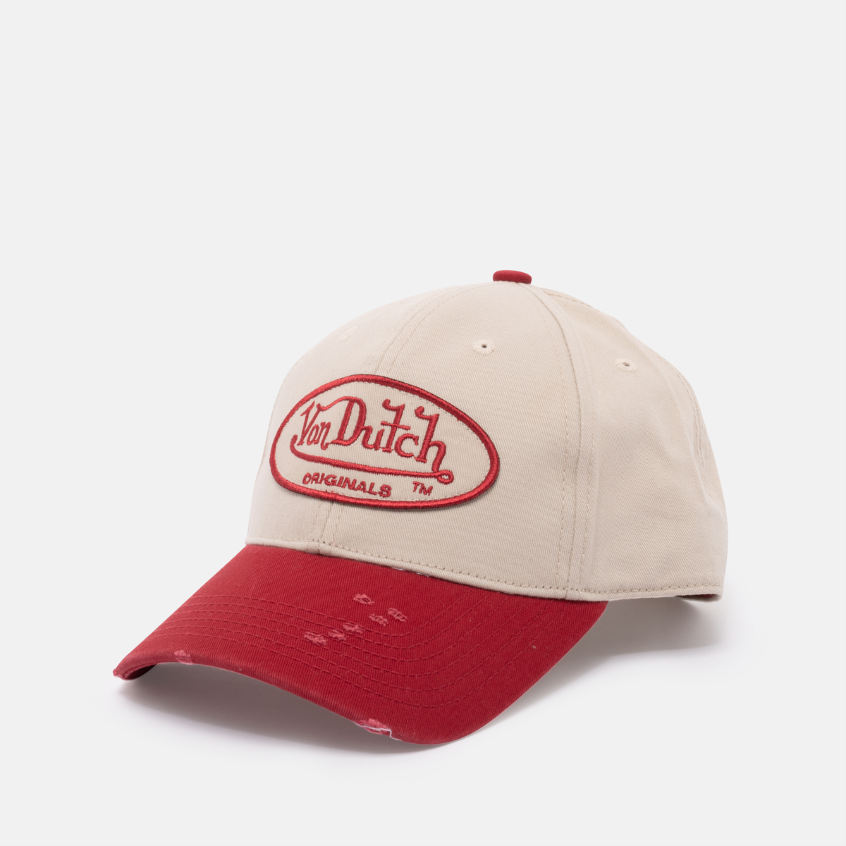 Von Dutch - DB Denver Dad Cap - Khaki/Red - Headz Up 