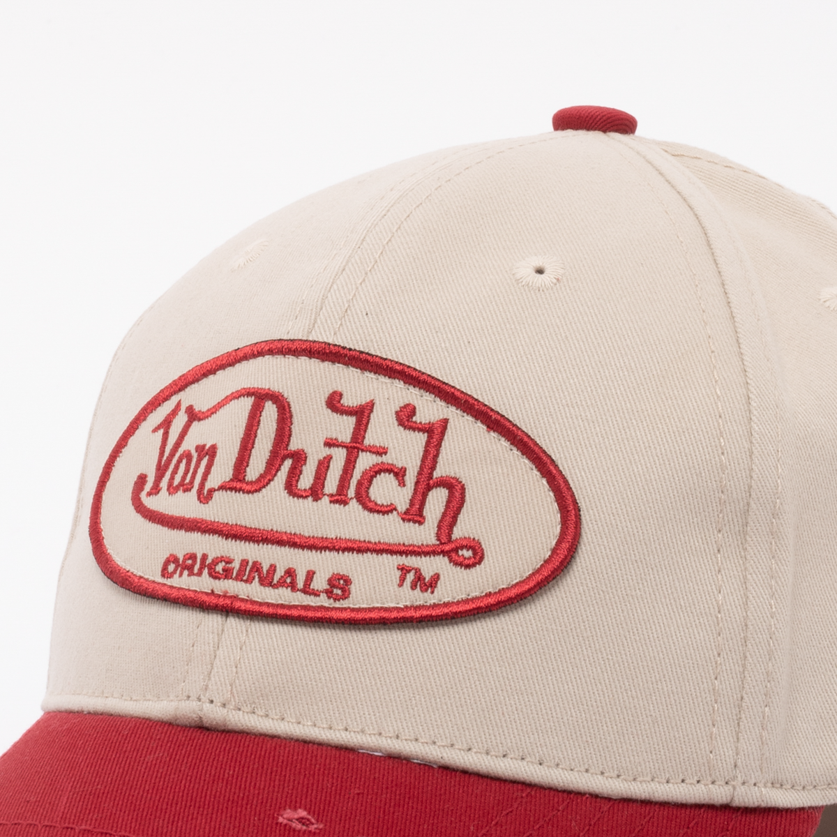 Von Dutch - DB Denver Dad Cap - Khaki/Red - Headz Up 
