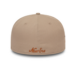 New Era - NE SCRIPT - 59Fifty Fitted Cap - Light Brown - Headz Up 