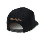 Mitchell & Ness - Leather Logo Snapback - Chicago Bulls - Black - Headz Up 