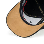 Mitchell & Ness - Leather Logo Snapback - Chicago Bulls - Black - Headz Up 