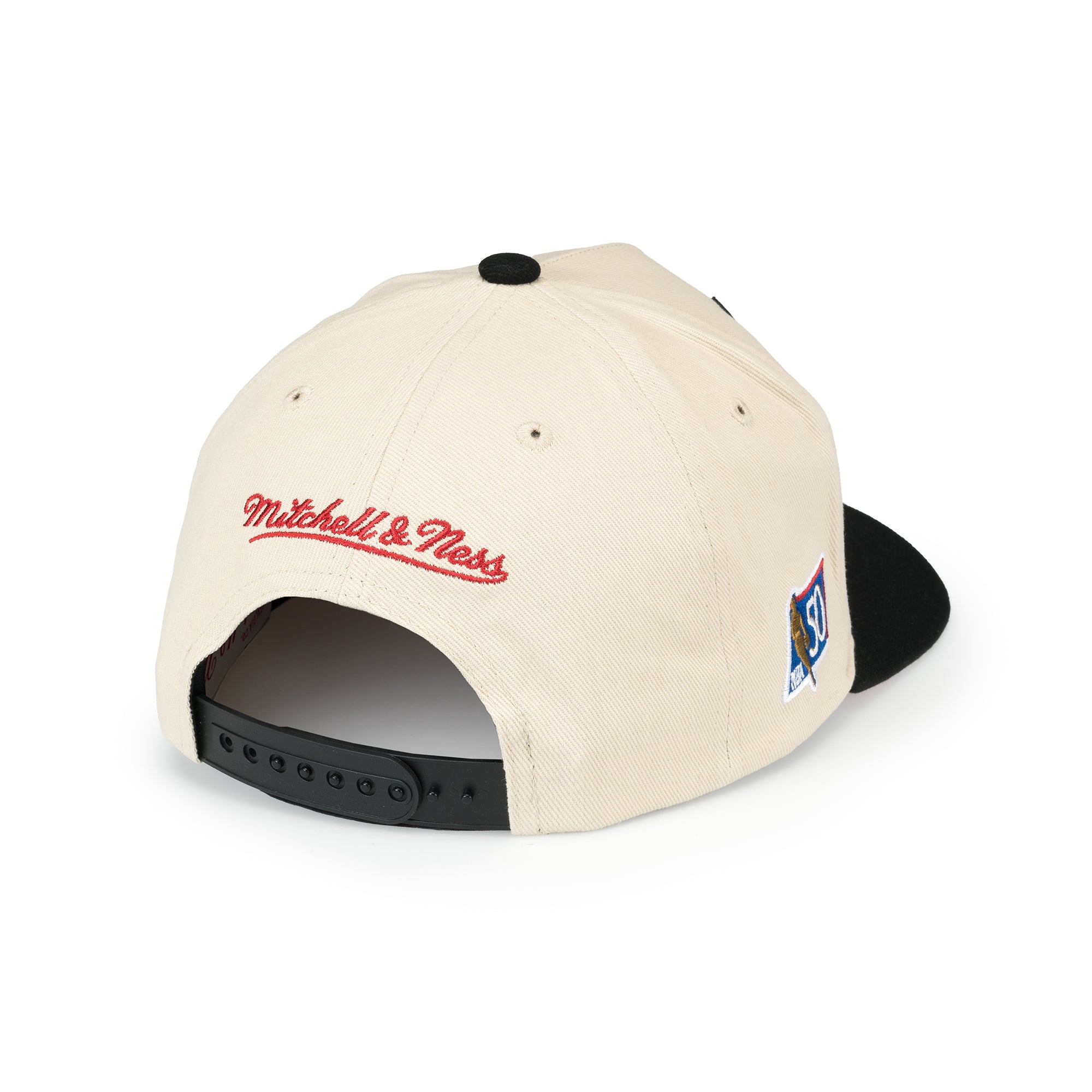 Mitchell & Ness - Pinch Pro Crown Snapback  - Chicago Bulls - Off White - Headz Up 