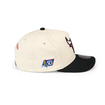 Mitchell & Ness - Pinch Pro Crown Snapback  - Chicago Bulls - Off White - Headz Up 