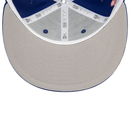 New Era - 59FIFTY Fitted Cap - Upside Down AOP - Los Angeles Dodgers Cooperstown - Blue