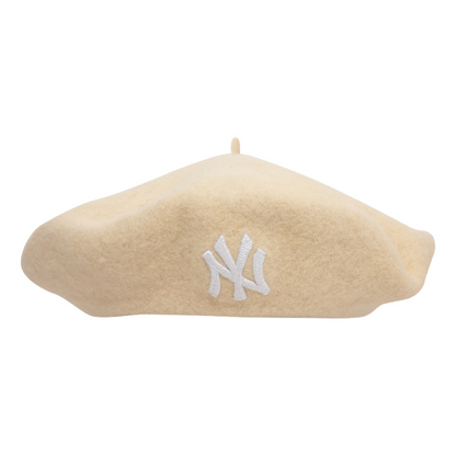 New Era - WMNS Wool Beret - New York Yankees - Light Beige