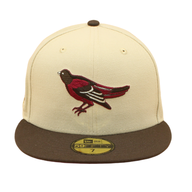 Baltimore Orioles Cooperstown 59Fifty Fitted 50th - Vegas Gold/Brown - Headz Up 