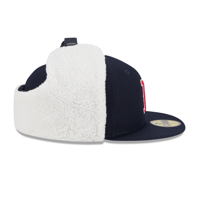 New Era - 59FIFTY Fitted Cap - Boston Red Sox - DOG EAR CLASSIC - Navy - Headz Up 