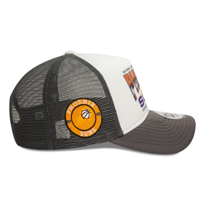 New Era - NBA Team Colour Trucker Cap - Phoenix Suns - White/Grey