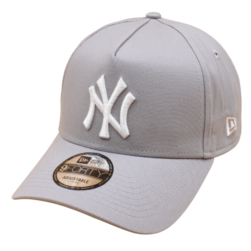 New Era - 9FORTY A-Frame Cap - New York Yankees - Grey - Headz Up 