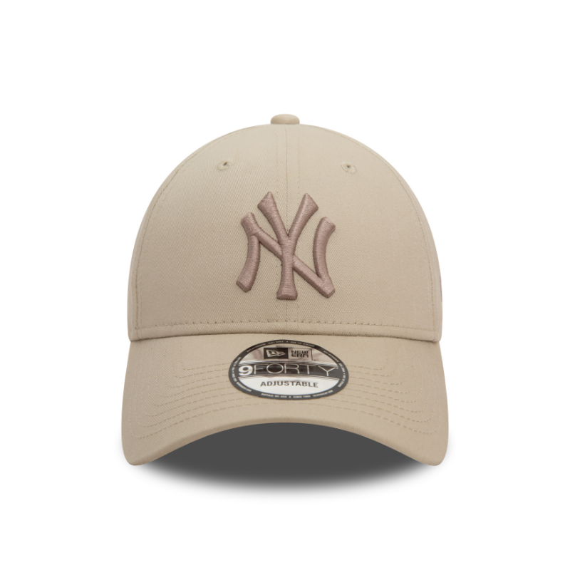 New Era - New York Yankees League Essential 9Forty - Stone/Light Brown - Headz Up 
