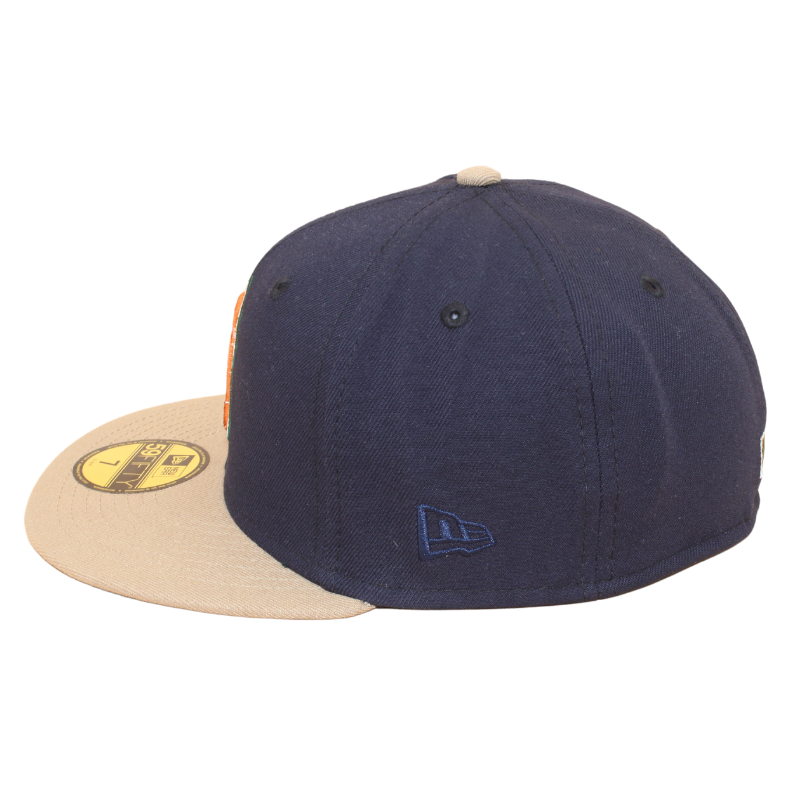 New Era - New York Yankees Cooperstown 59Fifty Fitted 100th Anniversay - Navy/Khaki - Headz Up 