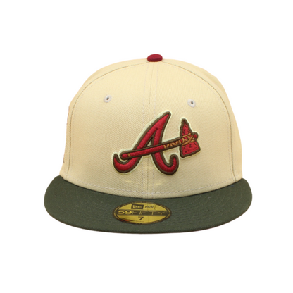 Atlanta Braves Cooperstown 59Fifty Fitted All Star Game 2000 - Vegas Gold/Dark Green - Headz Up 