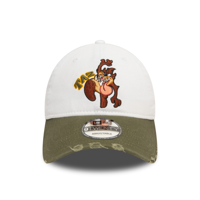 New Era - 9Twenty Adjustable Cap - WB Taz -  Washed Stone/Olive - Headz Up 