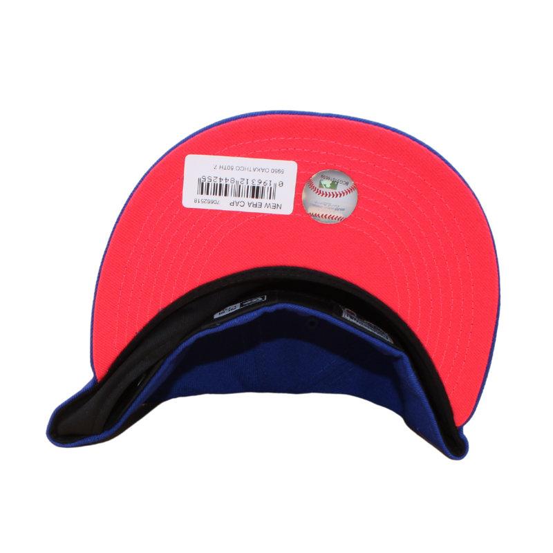 Oakland Athletics Cooperstown 59Fifty Fitted 50th - Blue - Headz Up 