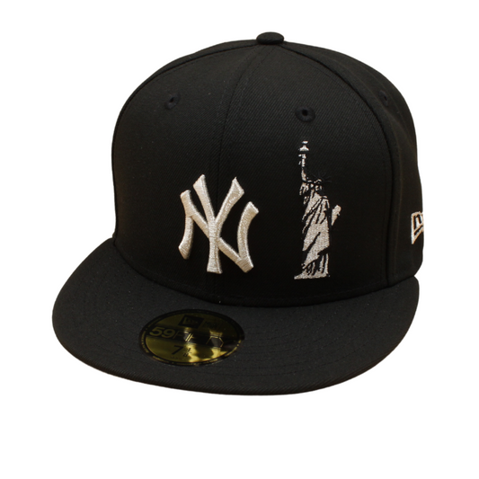 New Era - 59FIFTY Fitted Cap - New York Yankees - Liberty - Black Metal/Grey UV